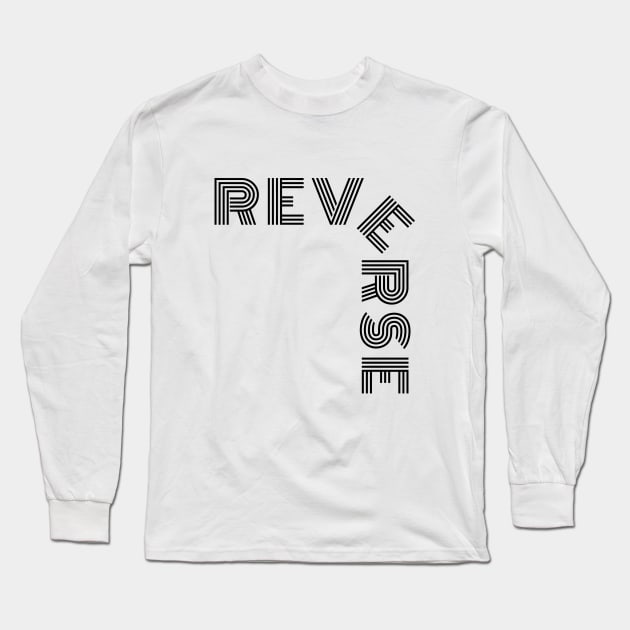 reverse Long Sleeve T-Shirt by Leap Arts